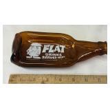 'Flat Drinks Served Here' Melted Brown Beer Bottle