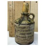 Stoneware Jug 'Brewed in Hills of California'