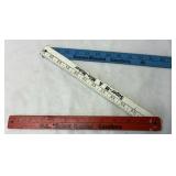 Folding Red, White & Blue Marathon Yard Stick