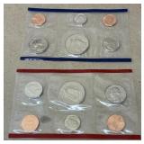 2 1992 US Mint Uncirculated Coin Sets
