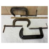 3 C-Clamps