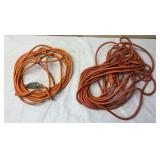 2 Orange Extension Cords