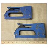 2 Staple Guns- 1 Missing Staple End Spring