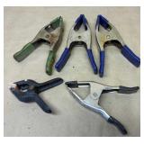 5 Spring Clamps