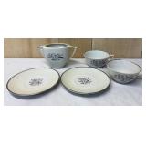 5 Piece Princess China Tru Tone Dishware