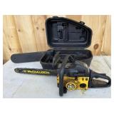 McCulloch 39cc Chainsaw w/ Case- Untested