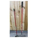 Fiberglass Handle Rake & Hoe