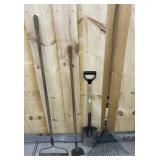 Leaf & Hard Rake, Hoe, Shovel
