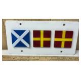 Nautical Flag License Plate