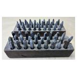 2 Blocks of Letter Punches