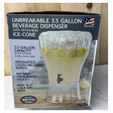 Unbreakable 3.5 Gallon Beverage Dispenser