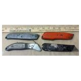 4 Utility Knives