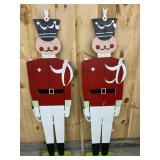 2 Wood Nut Crackers