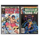 2 Marvel Master of Kung Fu Comics