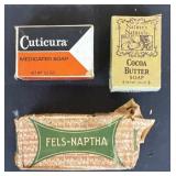 Cuticura Medicated, Coca Butter, Felis Naptha Soap