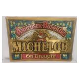 Michelob Anheuser Bush Sign 30x21