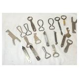 Lot of 20 Beer Advertising Bottle Openers