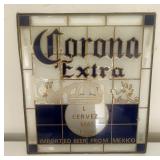 Corona Extra Beveled Glass Sign 16x18