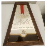 Michelob Light Bar Adv. Mirror 14x20
