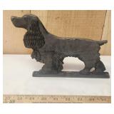 Cocker Spaniel Fence Topper Cast Alum