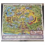1970s Walt Disney World Magic Kingdom Map-