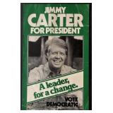 1976 Jimmy Carter for President Poster- 13'x21'