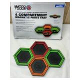 Matco Tools 4 Compartment Magnetic Parts Tray