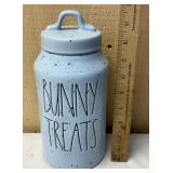 Rae Dunn 'Bunny Treats' Jar #213