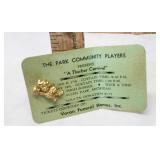 Metal Big Boy Gold Toy Pin