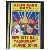 Allen Park Days Poster