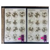 2 Meyercord Zodiac Decals: X-566-B