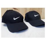 2 Nike Baseball Hats Black