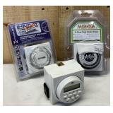 3 Outlet Timers
