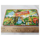 Vintage Water Color Graphic Tin