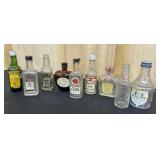 Assortment of Miniature Liquor Bottles
