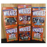 6 Wheaties Boxes- Super Bowl XVIII, All Stars, Pow