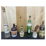 Assortment of Bottles- Rebel Yell, St. Sebastiaan