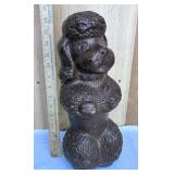 Concrete Poodle Figurine