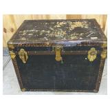 J.L. Hudson Co. Flat-Top Steamer Trunk