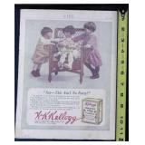 1909 Kellogg's Advertisement in Life