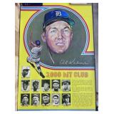 Detroit Tigers Al Kaline 3,000 Hit Club Poster