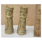 King And Queen Salt & Pepper Shaker Metal