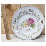Give Us This Day Our Daily Bread Plate