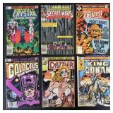 6 Marvel Comics- Secret Wars, Galactus, Dazzler