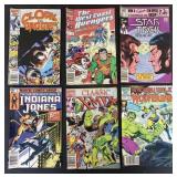 6 Marvel Comics- Indiana Jones, Star Trek, Cloak &