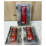 3 Husky Parts Bin Organizers w/ Contents