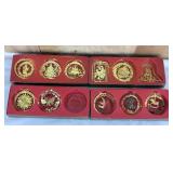 Solid Brass Classic Collection of Ornaments