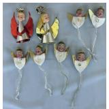 Vintage Christmas Pipe Cleaner Angels