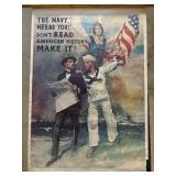 1974 'The Navy Needs You' Recruiting Poster