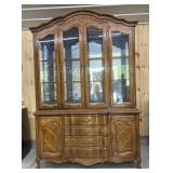 2 Piece China Cabinet- Side Glass is broken